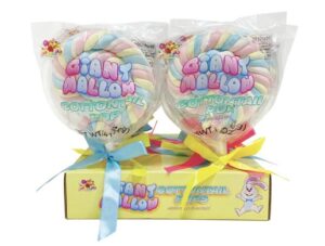 Albert's Easter Giant Mallow Cottontail Lollipop 12ct